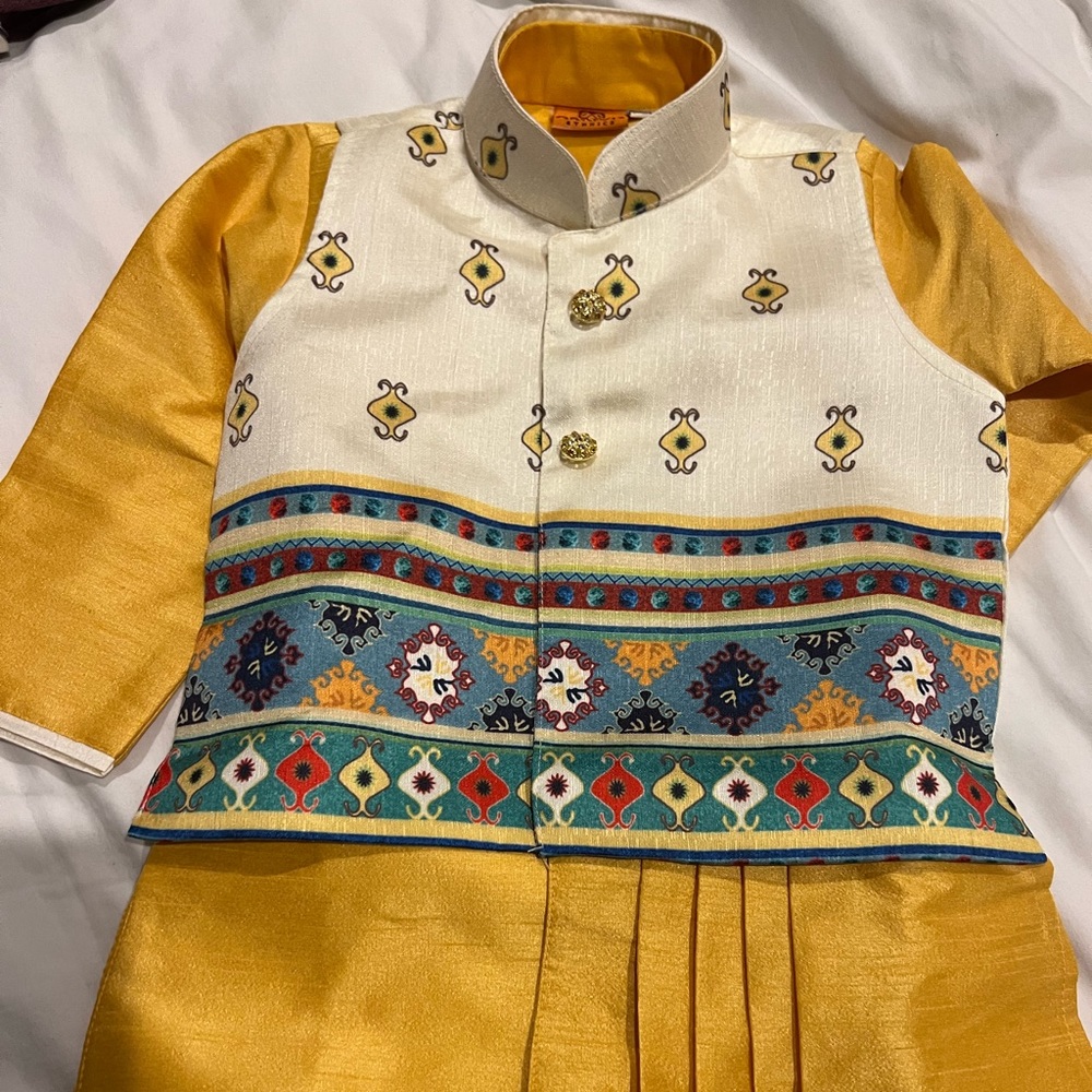 Festive brand new never worn boys Indian dhoti outfit